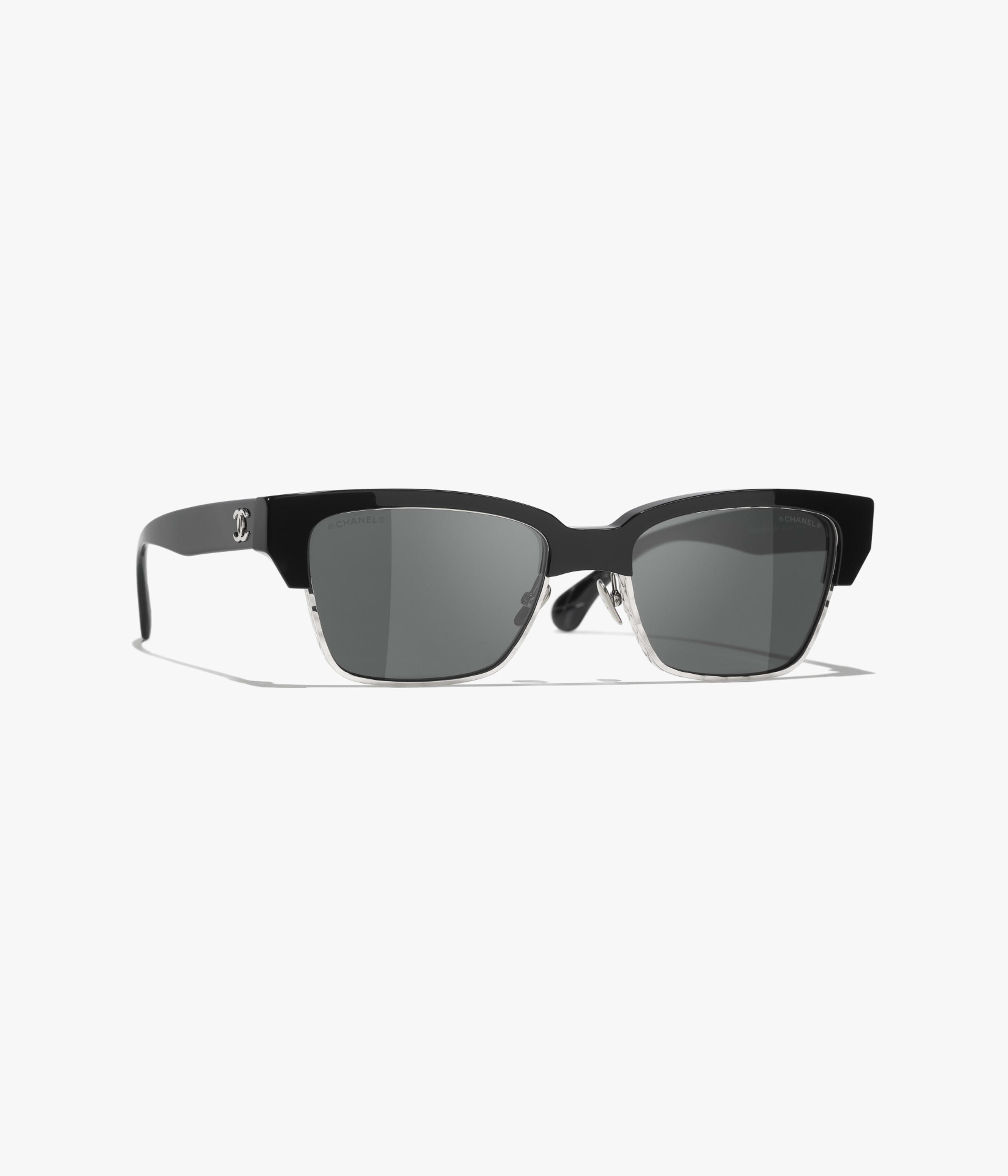 CHANEL Sunglasses: Cat Eye Sunglasses, acetate & metal — Fashion