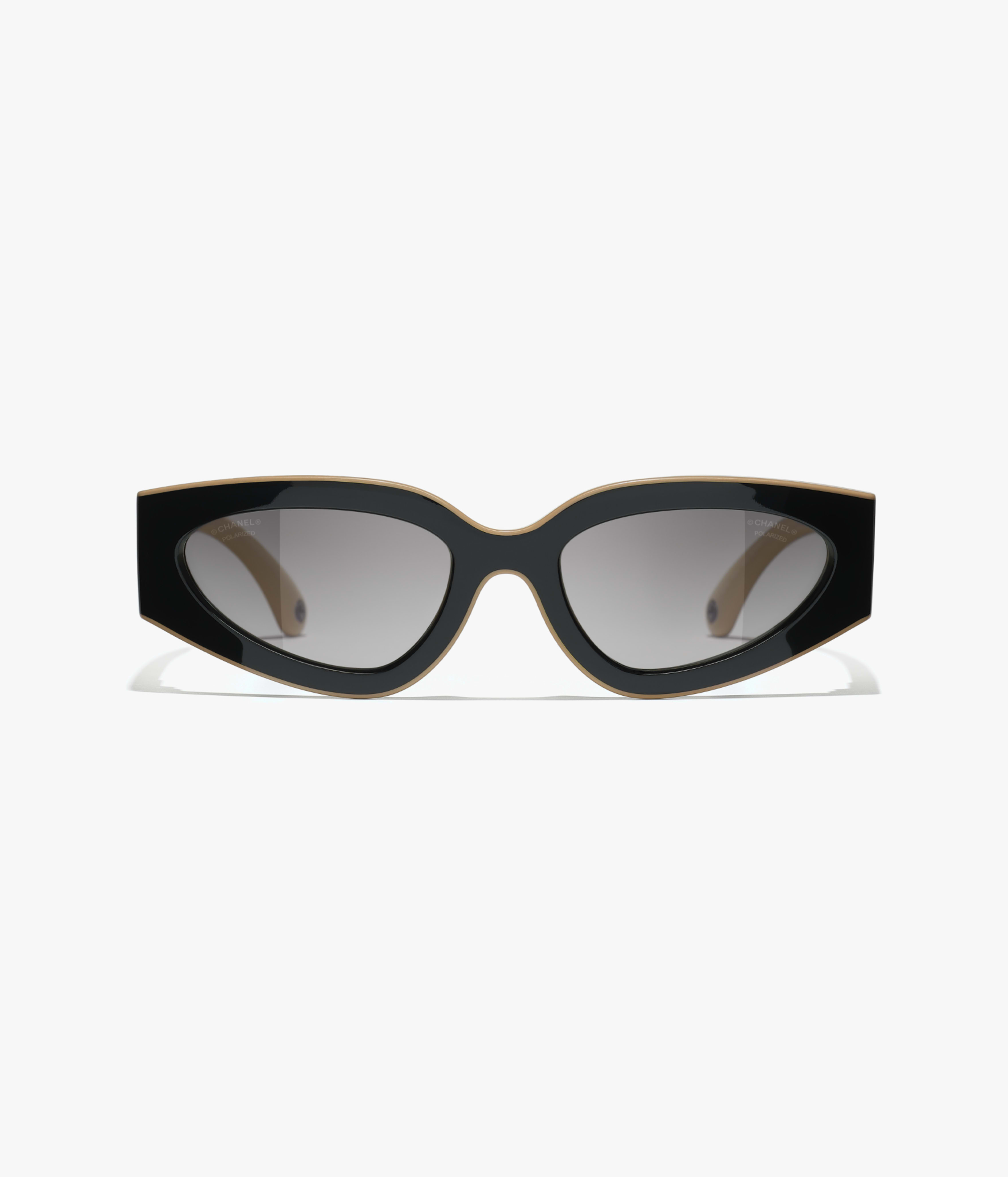 CHANEL サングラス: キャッツアイ シェイプ サングラス, ナイロン 6056