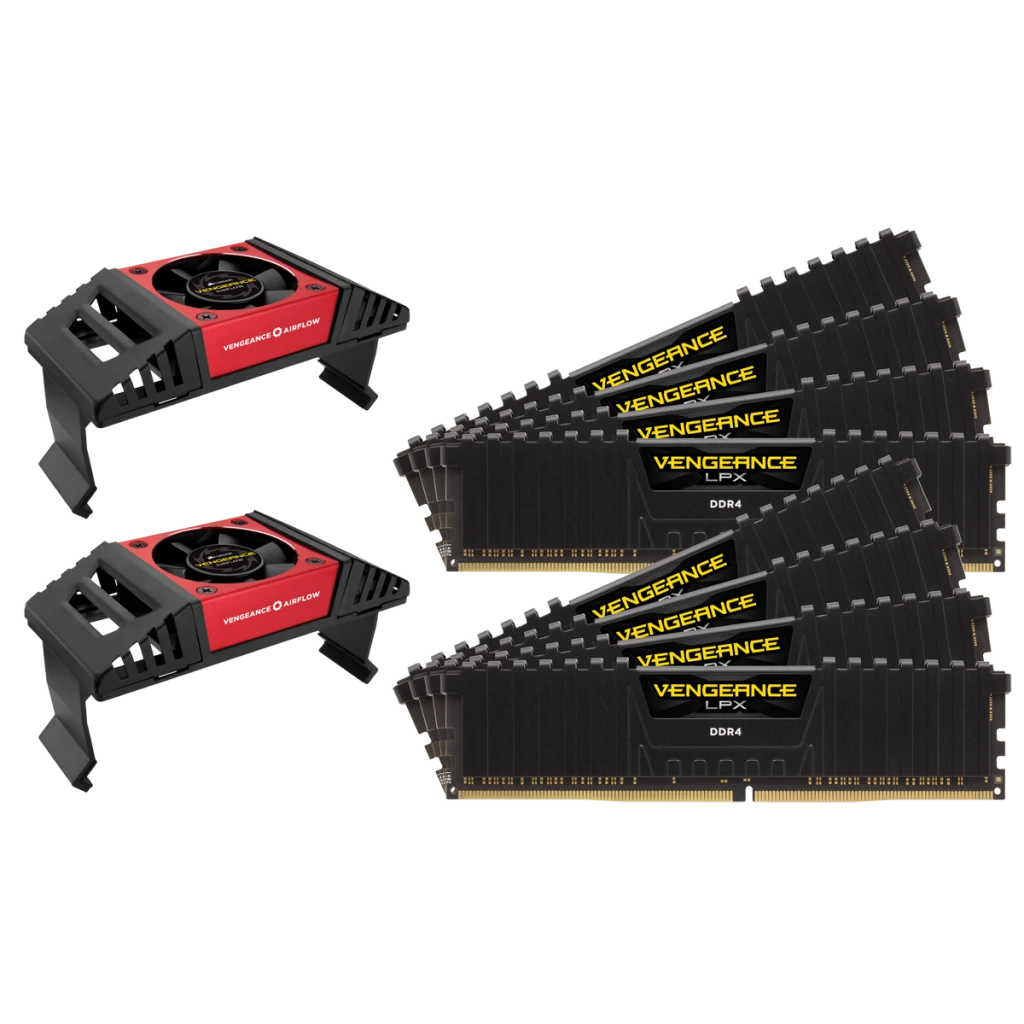 VENGEANCE® LPX 64GB (8 x 8GB) DDR4 DRAM 3200MHz C16 Memory Kit - Black
