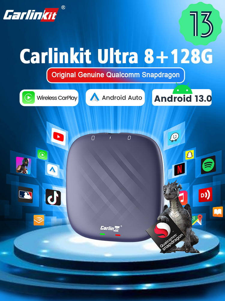 QCM6125 Android 13 8g+128g carlinkit carplay ai box plus carplay